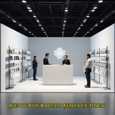 booth pameran kreatif bondowoso murah